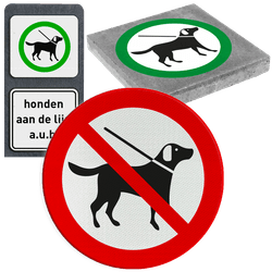 Honden aan de lijn