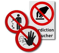 Pictogrammes d'interdiction