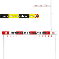 Limiteurs de hauteur de passage