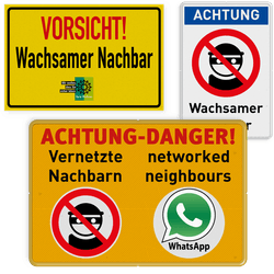 Weitere Nachbar Schilder