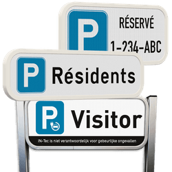 Panneaux de parking personnalisable