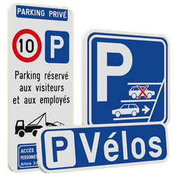 Panneaux de stationnement