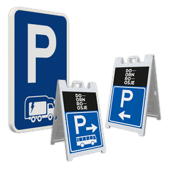 Panneaux de stationnement personnalisés