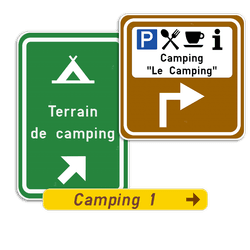 Panneaux directionnels