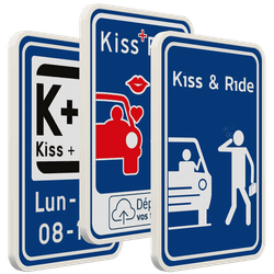 Panneaux Kiss&Ride
