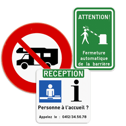Panneaux touristiques