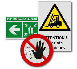 Pictogrammes de sécurité