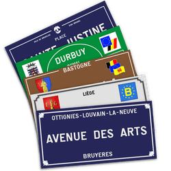 Plaque de rue 