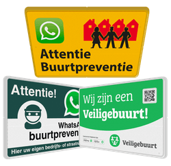 Buurtpreventie borden 