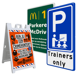 Parkeerborden op maat