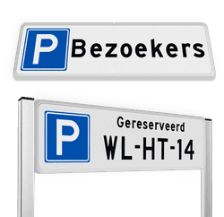 Parkeerplaats borden