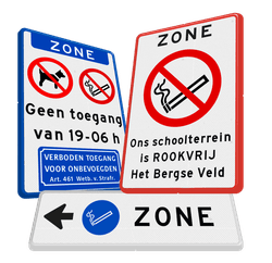 Verboden te roken borden