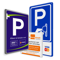 Parkeerborden tijden & tarieven