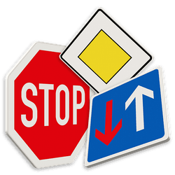 Vorfahrtsschilder