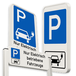 Parkplatz für Elektrofahrzeuge