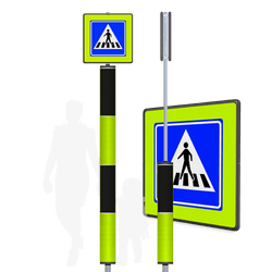 Voetgangersoversteekplaats borden