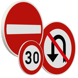 Série C : Panneaux d'interdiction
