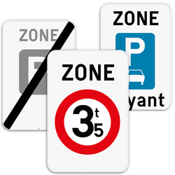 Série Z : Panneaux à validité zonale 