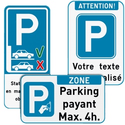 Panneaux de stationnement