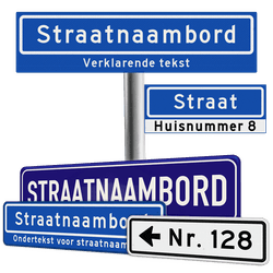 Alle straatnaamborden