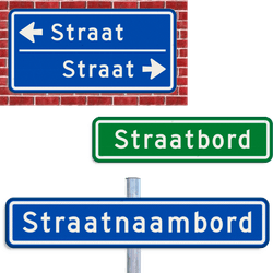 Straatnaambord