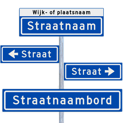 Straatnaambord KOKER