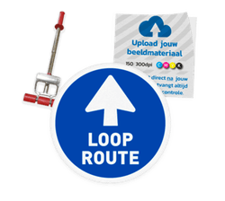 Zelfklevende vloerstickers [Anti-slip]