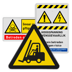   Waarschuwingsborden 