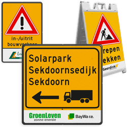 Omleidingsborden met ontwerp op maat