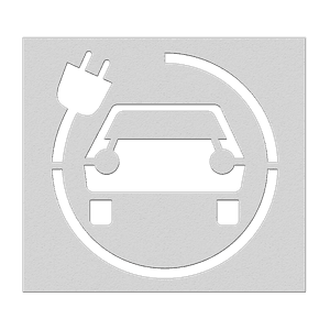 Spuitmal laadpunt elektrische auto