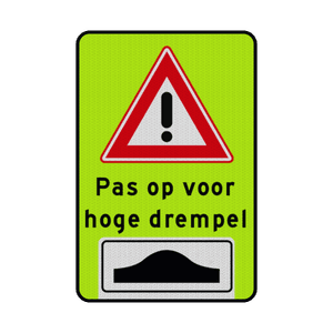 Verkeersbord drempel