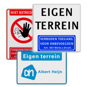 Tekst- en combinatieborden