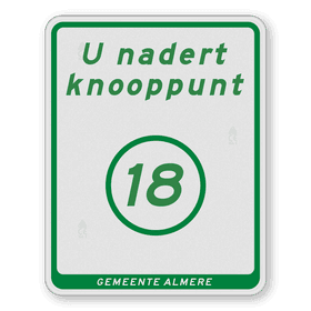 Fietsrouteborden