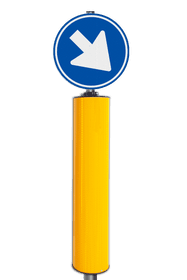 Bornes de signalisation routière