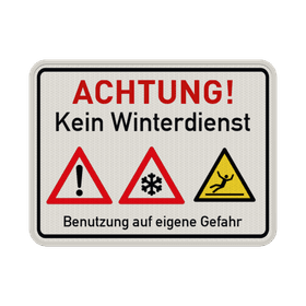 Winterdienst Schilder