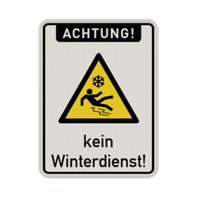 Winterdienst Schilder
