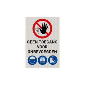 Bouwplaats borden