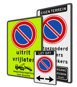 Parkeerborden (verboden)