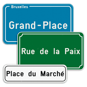 Plaque de rue