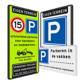 Parkeerborden (toegestaan)