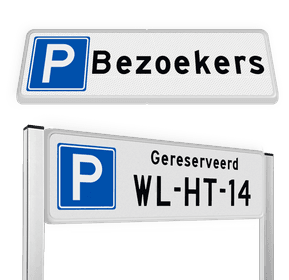 Parkeerplaats borden
