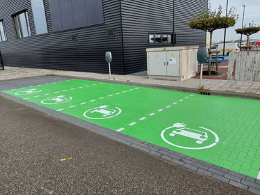 Oplaadpunt elektrische voertuigen