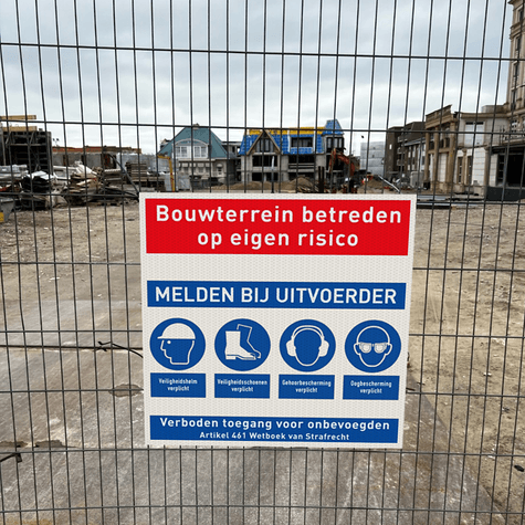 Bekijk alle bouwplaats borden