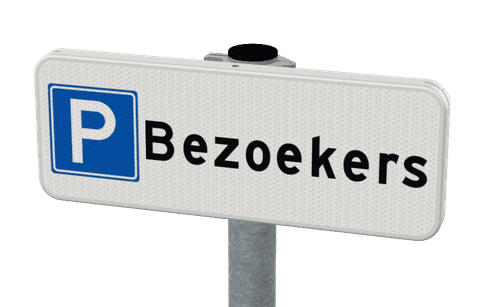 Bekijk hier parkeerbord bezoekers