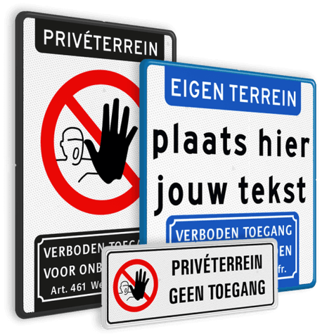 Bestel nu jouw verboden toegang bord!