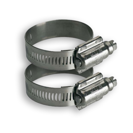Kit de colliers de serrage en acier à diamètre variable (2 pièces)