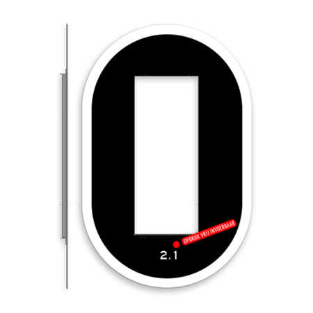 Achtergrondschild 3 lichts verkeerslicht (VKL)