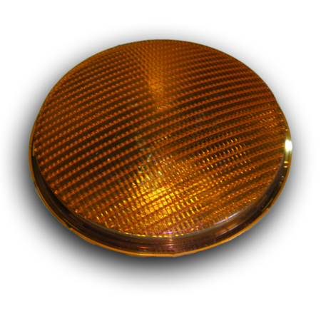Oranje/gele Lens polycarbonaat verkeerslicht (VKL)