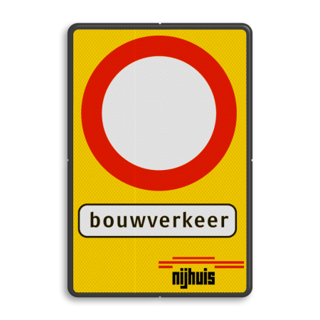 Verkeersbord RVV C01 + 3 txt_logo