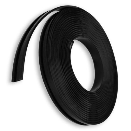 Gummischutzband für Stahlbänder - 20 mm breit - Rolle 10 m